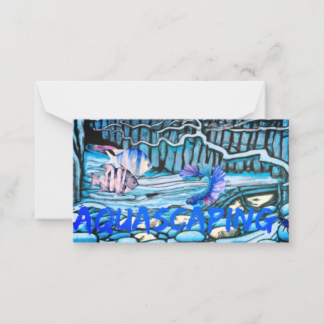 Aquascaping Note Card (Front)