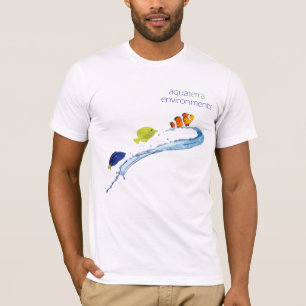 AquaTerra Environments Staff Shirt Stylized Fish