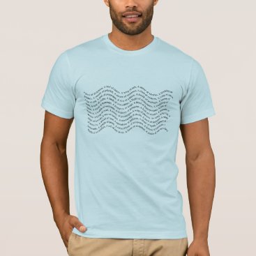 Aquatic Animals Group Names Wave T-Shirt