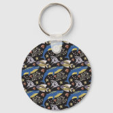 Tortoise Shell Pattern Keychain | Zazzle