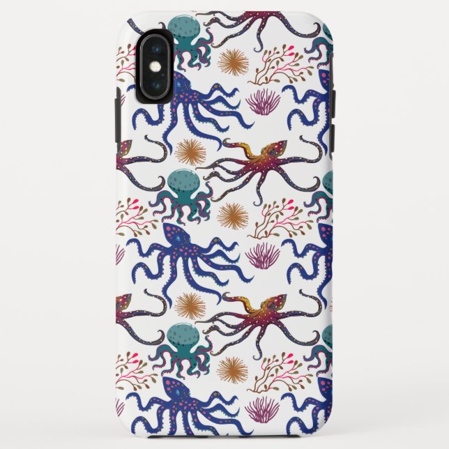 Aquatic animals pattern | ocean underwater life 27 Case-Mate iPhone case (Back)