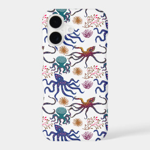 Aquatic animals pattern ocean underwater life 27 iPhone 17 case