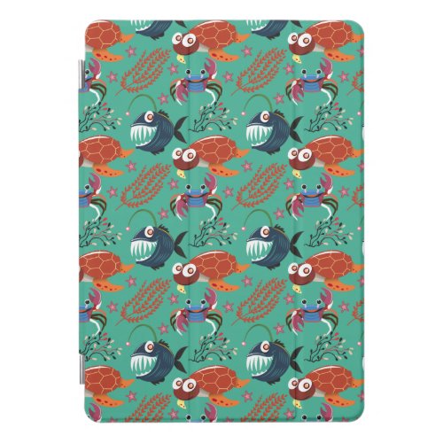 Aquatic animals pattern  ocean underwater life 33 iPad pro cover