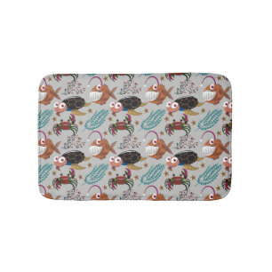 Aquatic animals pattern   ocean underwater life 37 bath mat