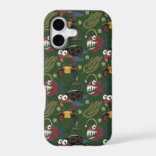 Aquatic animals pattern ocean underwater life 38 iPhone 17 case