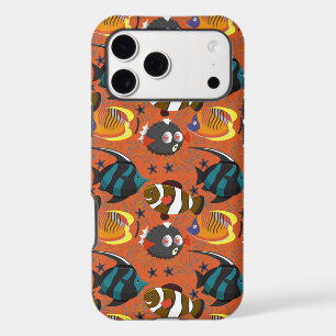 Aquatic animals pattern ocean underwater life 42 iPhone 17 pro max case