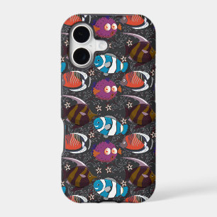 Aquatic animals pattern ocean underwater life 43 iPhone 17 case