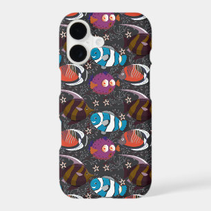 Aquatic animals pattern ocean underwater life 43 iPhone 17 case