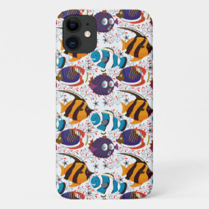 Aquatic animals pattern ocean underwater life 44 iPhone 11 case