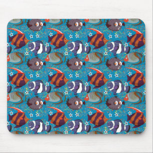 Aquatic animals pattern   ocean underwater life 45 mouse pad