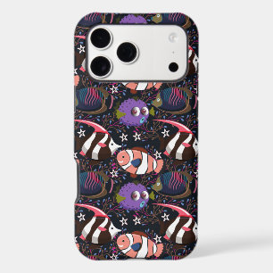 Aquatic animals pattern ocean underwater life 47 iPhone 17 pro max case