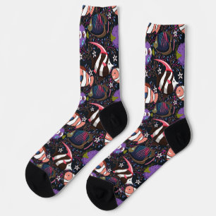 Aquatic animals pattern ocean underwater life 47 socks