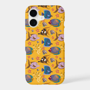 Aquatic animals pattern ocean underwater life 6 iPhone 17 case