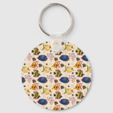 Tortoise Shell Pattern Keychain | Zazzle