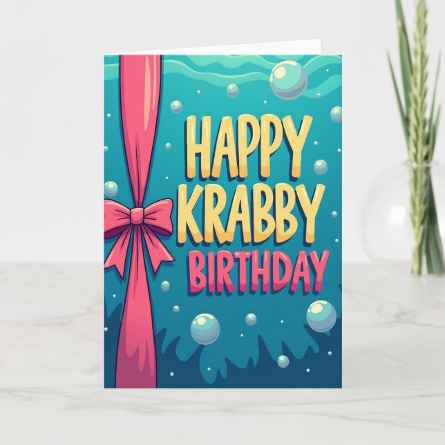 Aquatic Celebration Card (Front)