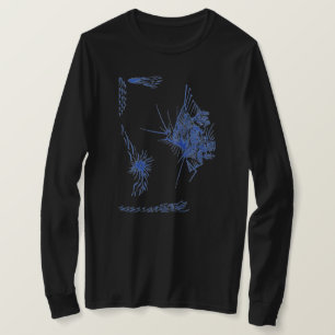 Aquatic Colorful Abstract Tribal Tattoo Art T-Shirt