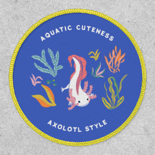 Aquatic Cuteness Axolotl Patch