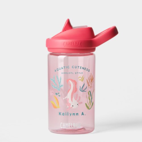 Aquatic Cuteness Axolotl Water Bottle