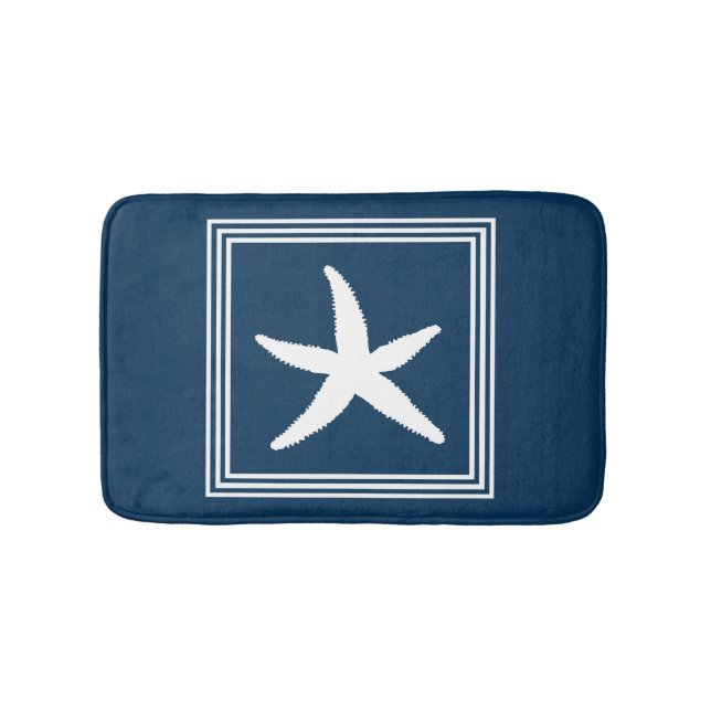 Aquatic design bathroom mat (Front)