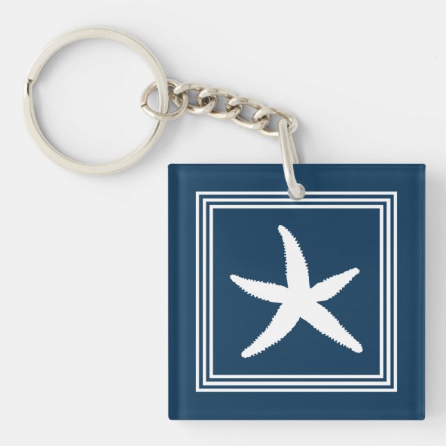 Aquatic design keychain (Front)
