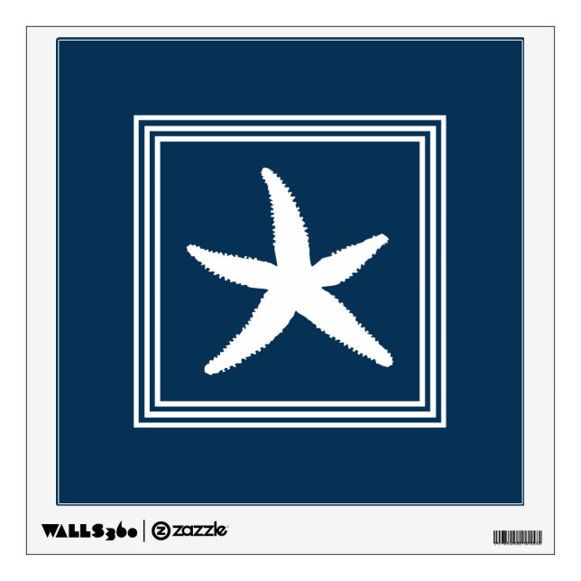 Aquatic design wall decal (Front)