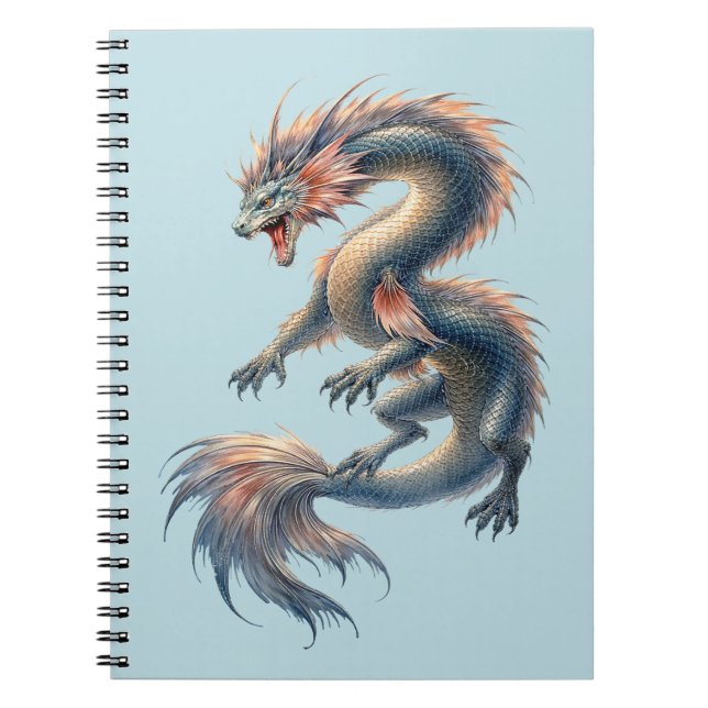Aquatic Dragon Notebook (Front)