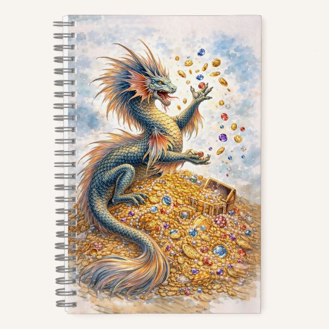 Aquatic Dragon Notebook (Front)