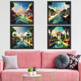 Aquatic Eden Wall Art Sets