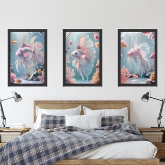 Aquatic Elegance Wall Art Sets