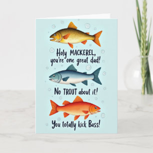 Aquatic Fathers Day Card