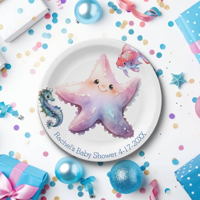 Aquatic Friends Paper Plates (Creator Uploaded)