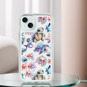 Aquatic Friends iPhone 15 Plus Case