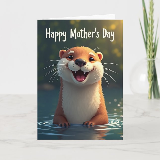 Aquatic Happy Mothers Day Card (Front)