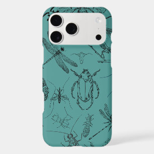 Aquatic Insects Macroinvertebrates Pattern Art iPhone 17 Pro Max Case