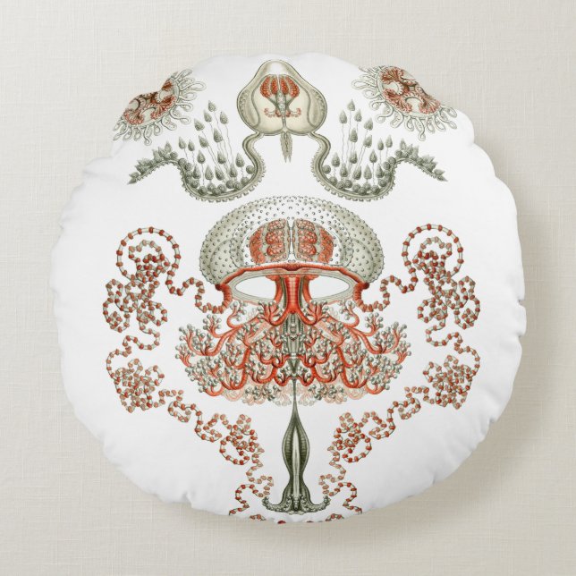 Aquatic Life ~ Haeckel ~ Jellyfish Cushions (Front)