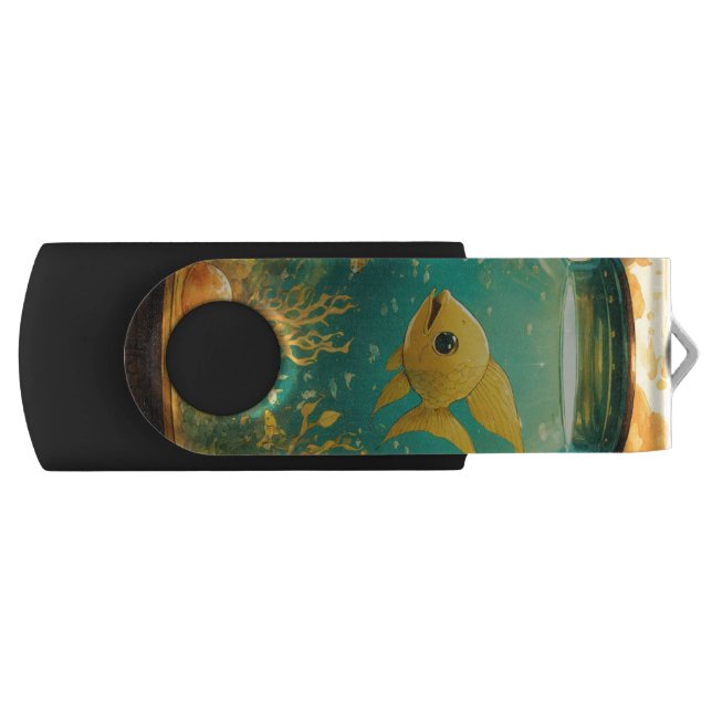  "Aquatic Memory Capsule" Flash Drive (Front)
