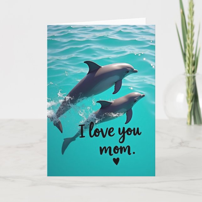 Aquatic Mothers Day Card (Front)