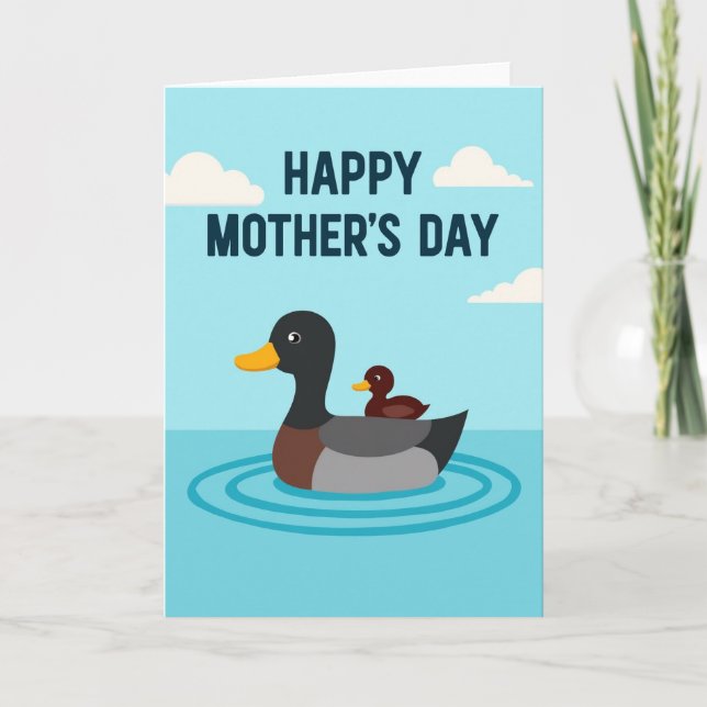 Aquatic Mothers Love Scene Card (Front)