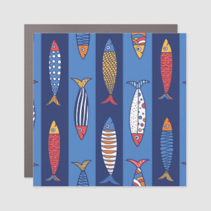 Aquatic Playtime: Kids' Fish Fantasy Car Magnet