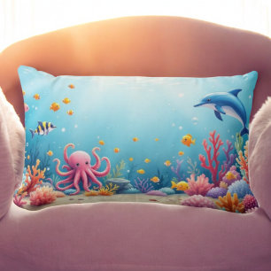 Aquatic Serenity Cushion pillow