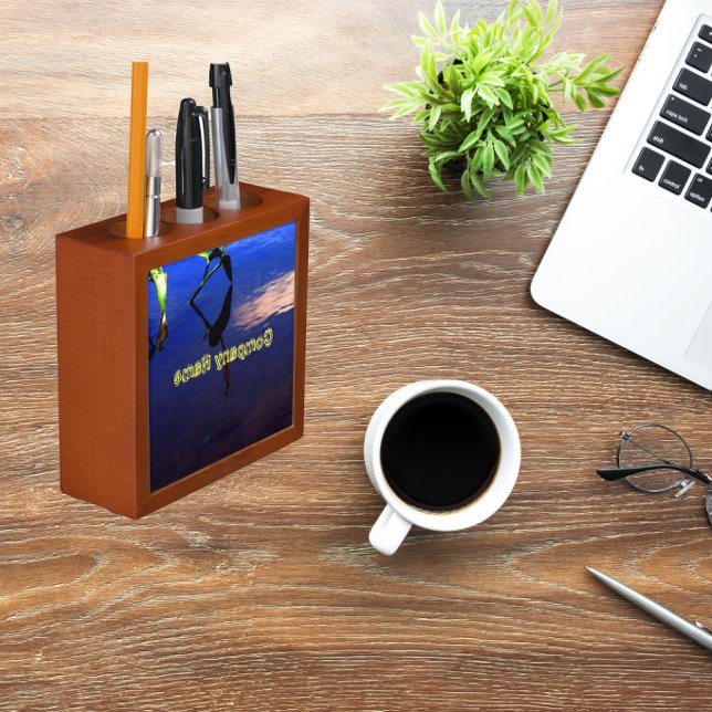 Aquatic Silhouette Cloud Desk Organizer (Creator Uploaded)