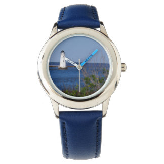 Aquatic Theme Watch - Lighthouse with Blue Band