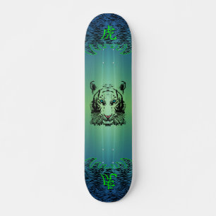 Aquatic Tiger Skateboard Deck