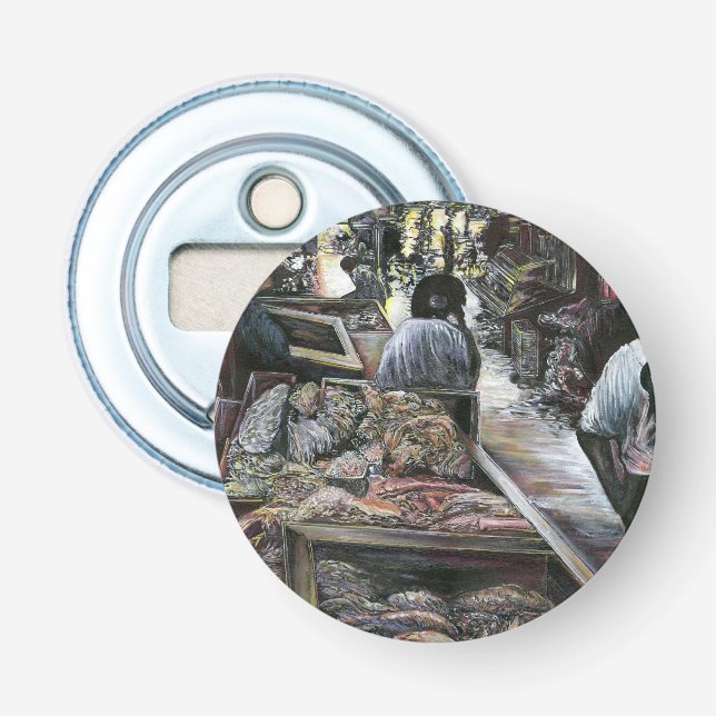 Aquatic, yet kissed with Desert Wind, Jerusalem Bottle Opener (Front)