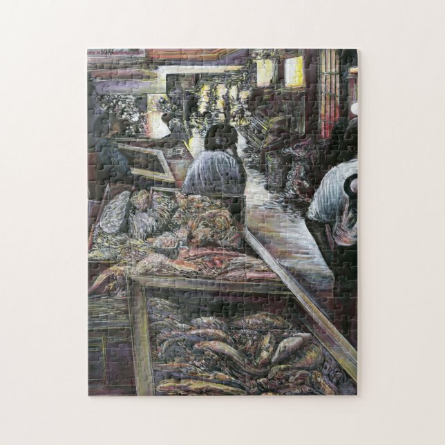 Aquatic, yet kissed with Desert Wind, Jerusalem Jigsaw Puzzle (Vertical)