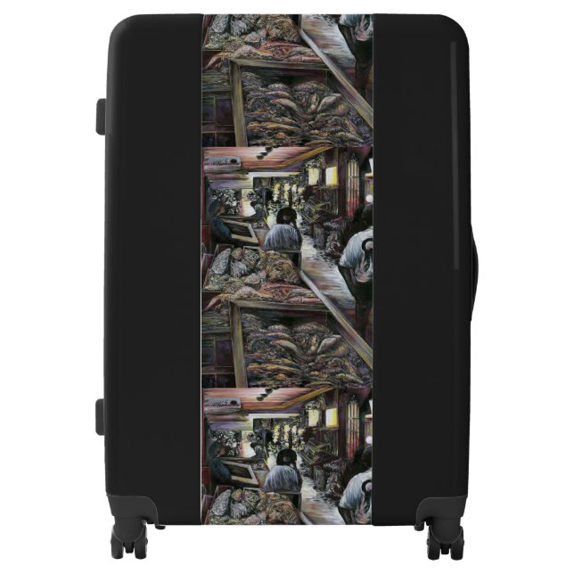 Aquatic, yet Kissed with Desert Wind, Jerusalem Luggage (Front)