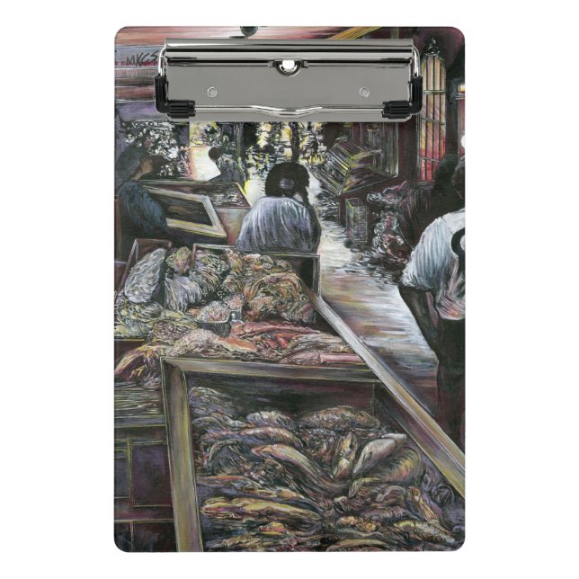 Aquatic, yet kissed with Desert Wind, Jerusalem Mini Clipboard (Front)