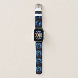 Aquaticat - Surreal Cat in Deep Ocean Fantasy Apple Watch Band