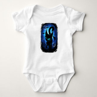 Aquaticat - Surreal Cat in Deep Ocean Fantasy Baby Bodysuit
