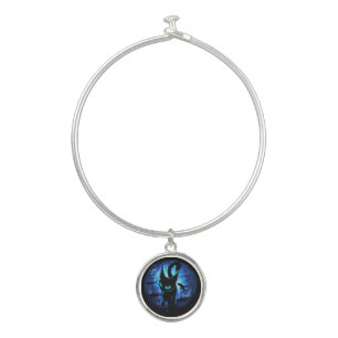 Aquaticat - Surreal Cat in Deep Ocean Fantasy Bangle Bracelet